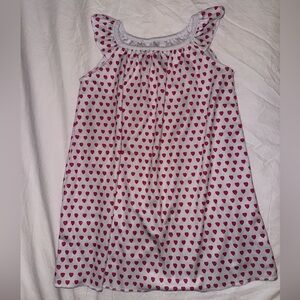 Roller Rabbit Toddler Marina Nightgown in Red Hearts